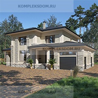 проект дома KDM-301840 общ. площадь 454.75 м2