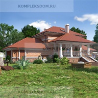 проект дома KDM-2469 общ. площадь 140.90 м2