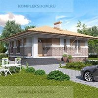 проект дома KDM-206706 общ. площадь 137.90 м2