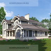 проект дома KDM-216411 общ. площадь 378.45 м2