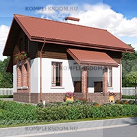проект дома KDM-206730 общ. площадь 82.40 м2