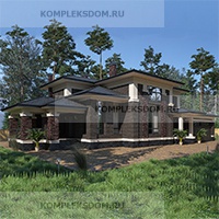 проект дома KDM-301849 общ. площадь 542.35 м2