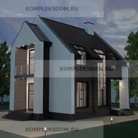 проект дома KDM-1475 общ. площадь 169.91 м2